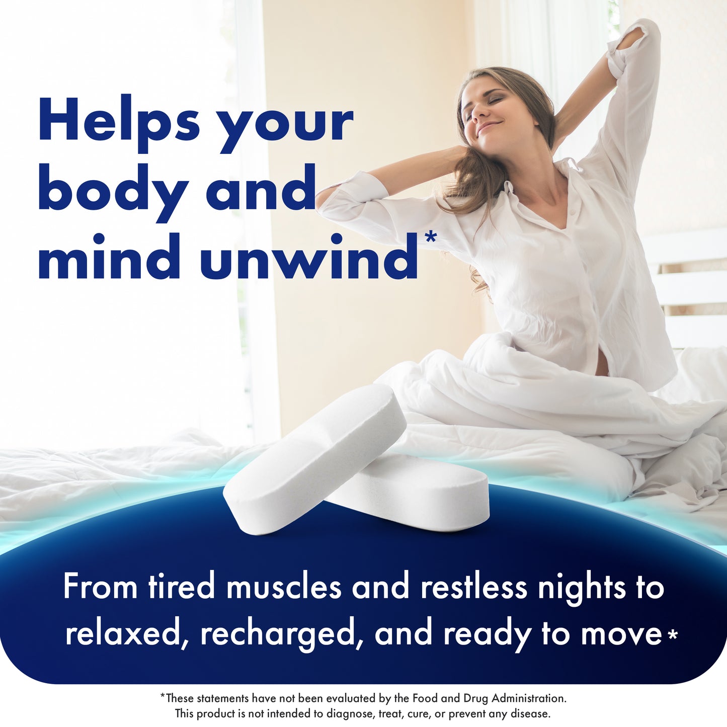 ILIVA Magnesium Glycinate 400mg -Triple Magnesium Complex (Glycinate+Malate+Citrate) - Chelated High Absorption Tablets for Sleep Support, Muscle Recovery, Bone Health, Energy&Calm - Vegan,  120 Count for 60 days